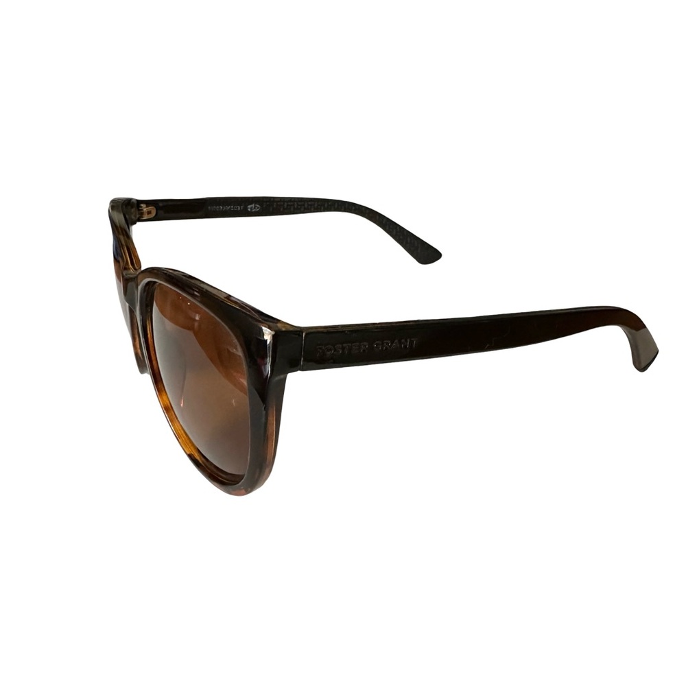 Foster Grant Polarized Sunglasses Women Brown Tortoise Oversized UV Protection - Picture 4 of 9